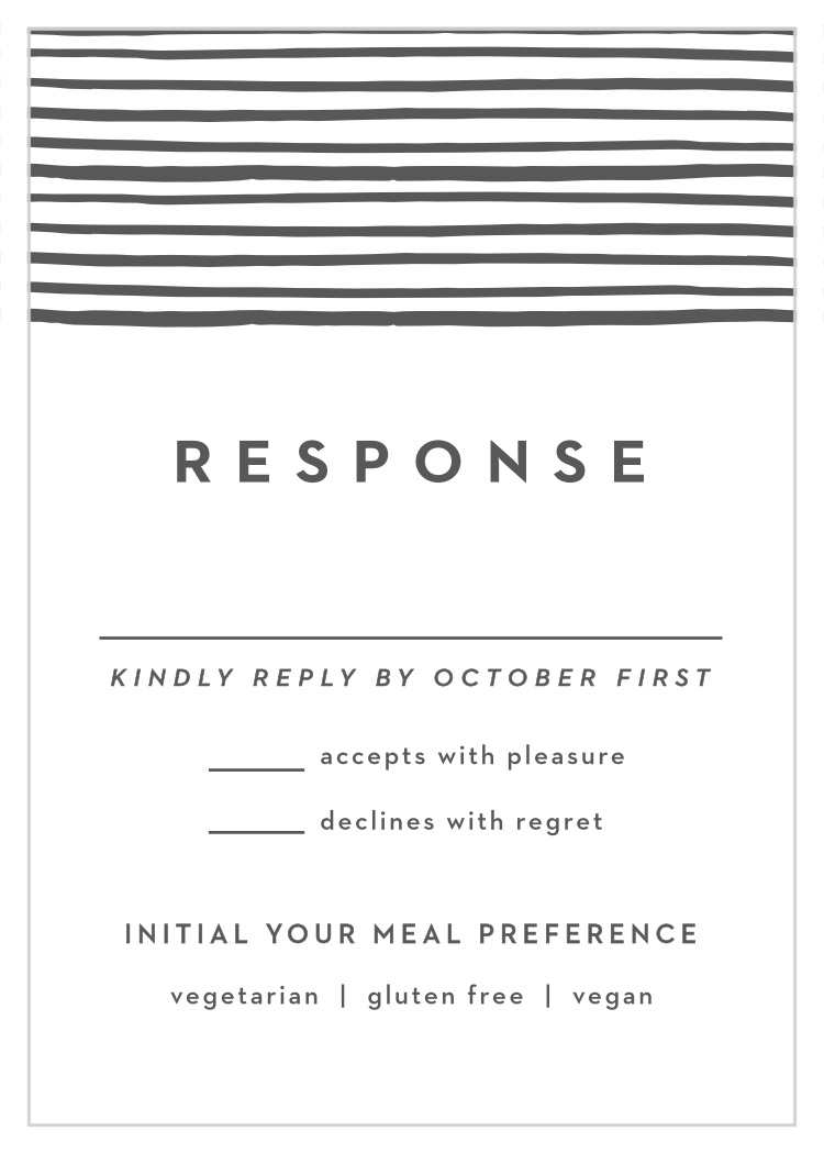 Stamped Mudcloth Response Cards