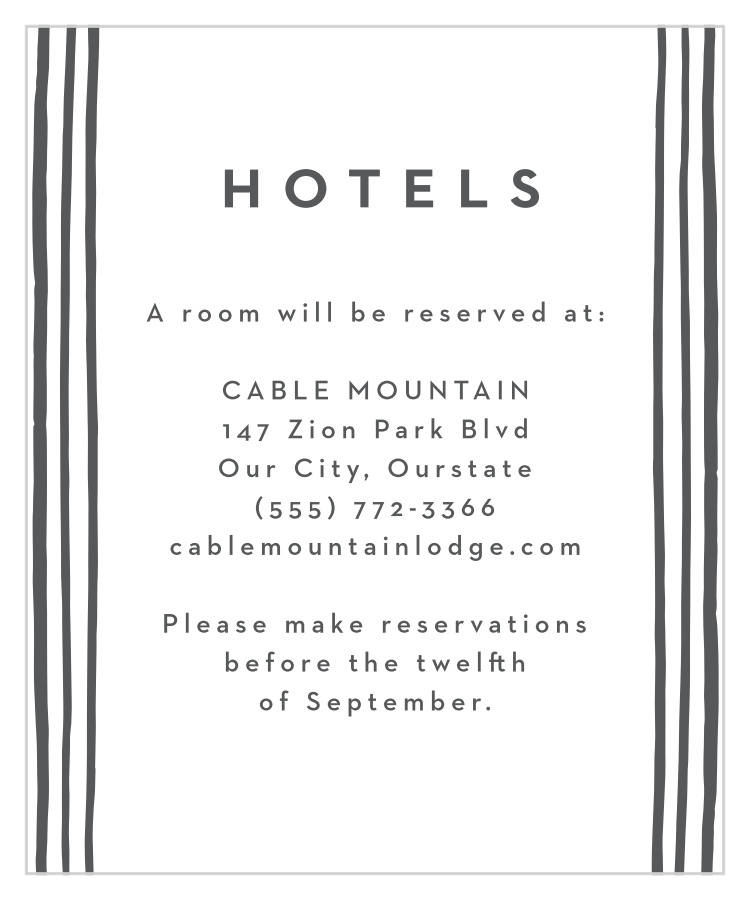 Stamped Mudcloth Accommodation Cards