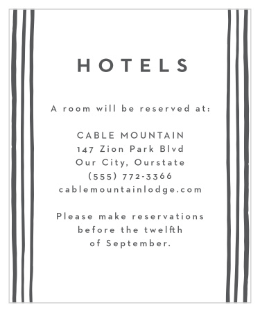 Stamped Mudcloth Accommodation Cards