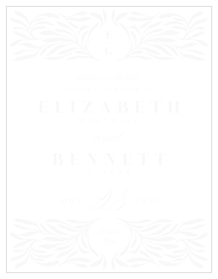 Our Garden Monogram Clear Save the Date Cards are sure to have family and friends marking their calendars for your wedding. 