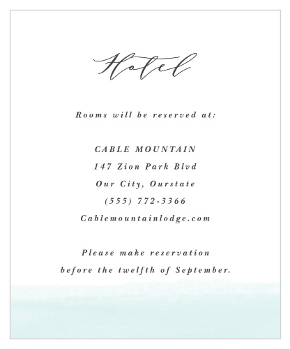 Nautical Anchor Accommodation Cards