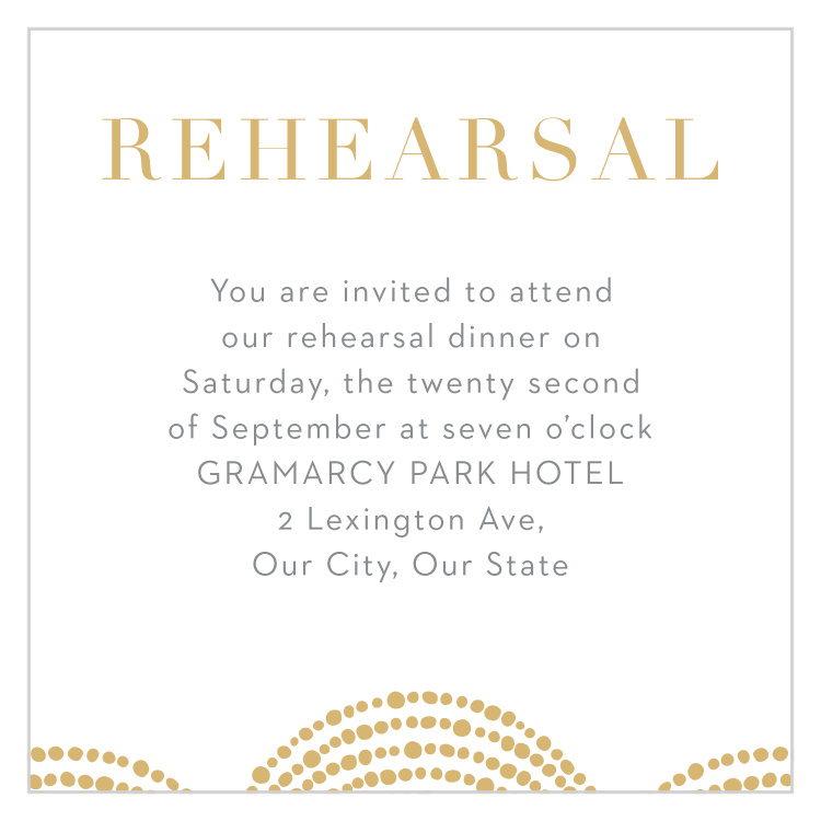 Dotted Border Rehearsal Cards