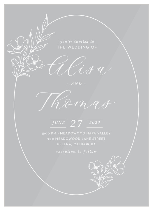 Make your wedding day perfect by starting with the perfect invitations. 