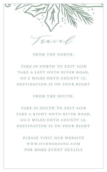 Winter Wreath Direction Cards