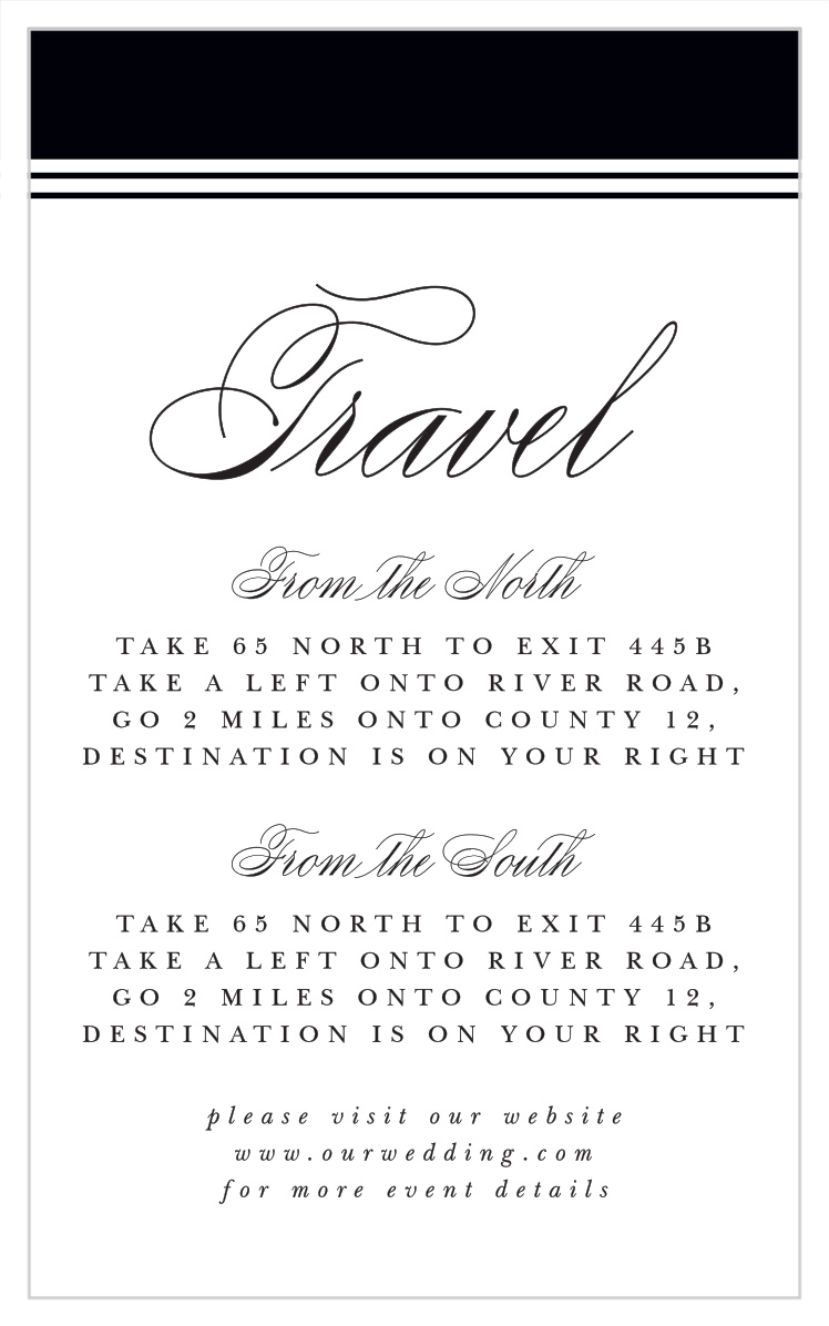 Classical Tradition Direction Cards