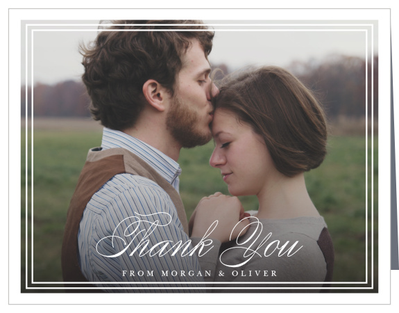 Classical Tradition Wedding Thank You Cards