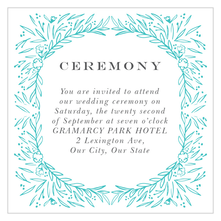 Framed Love Ceremony Cards