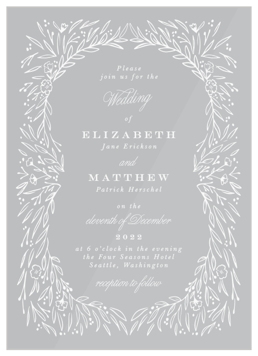 Our Framed Love Wedding Invitations are the perfect way to surround yourself with your loved ones for your big day!