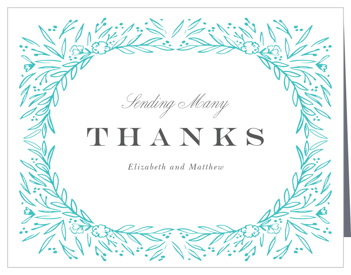 Framed Love Wedding Thank You Cards