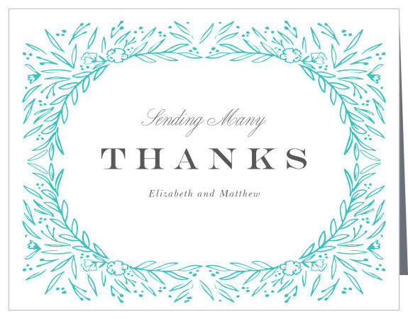 Our Framed Love Wedding Thank You Cards are the perfect way to let your friends and family know you appreciate their support on your big day!