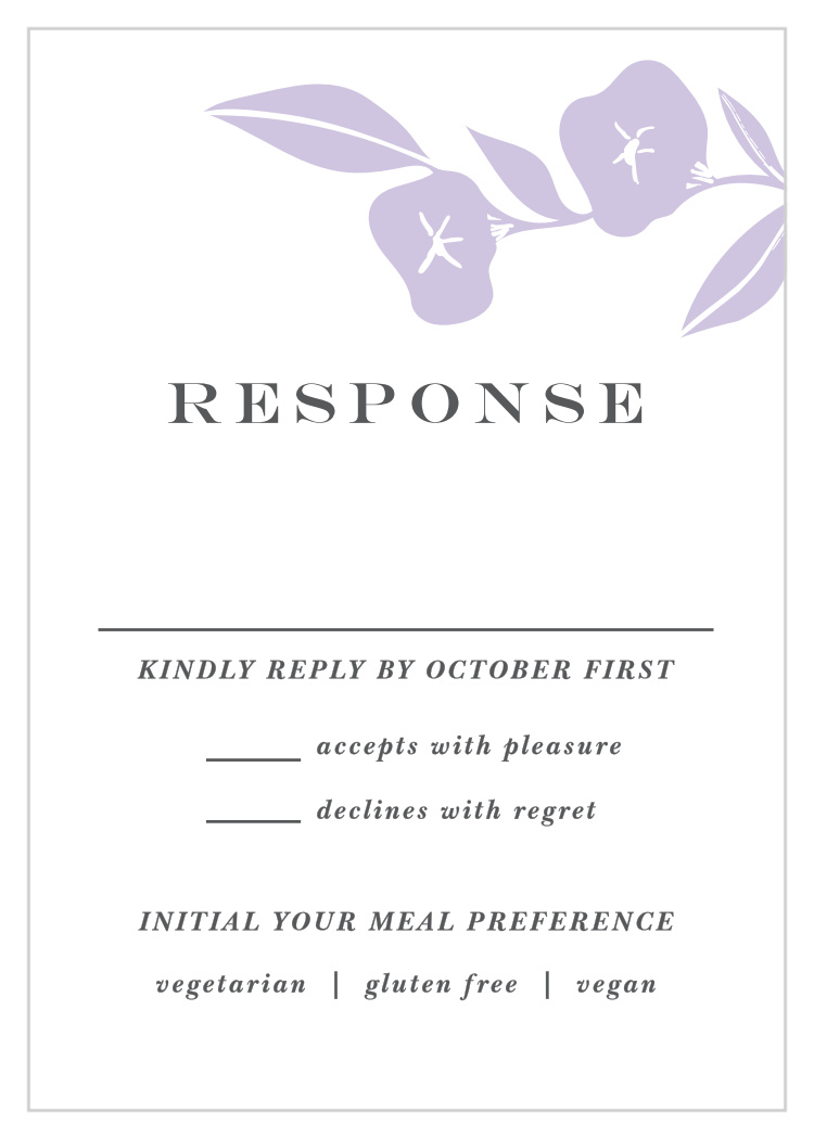 Graphic Wreath Response Cards