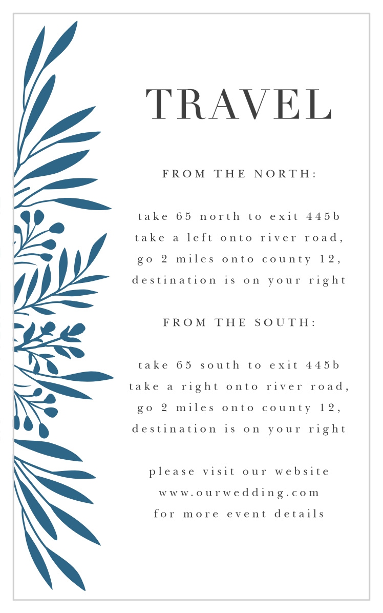 Offset Blooms Direction Cards