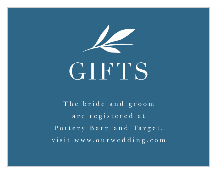 Offset Blooms Registry Cards