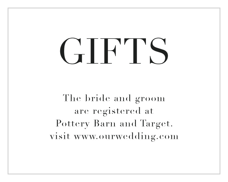 Classic Editorial Registry Cards
