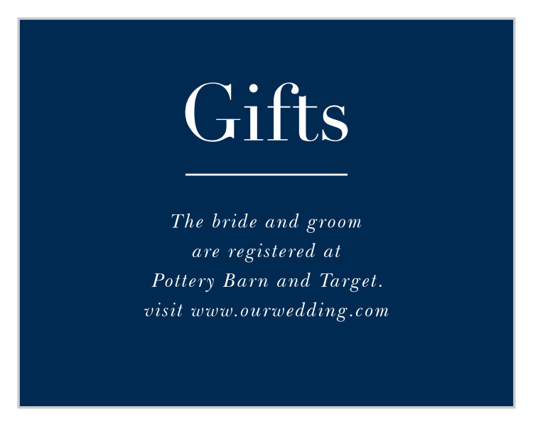 Chapter One Registry Cards