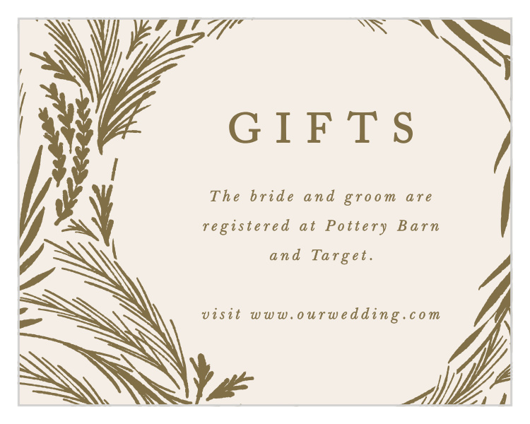 Garden Circles Registry Cards