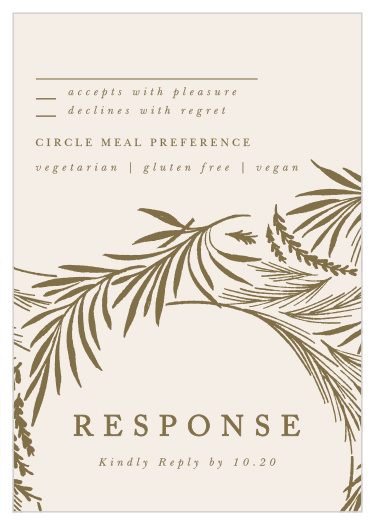 Garden Circles Response Cards