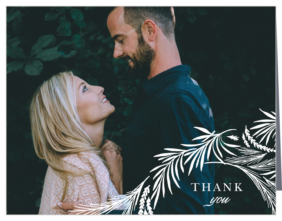 Garden Circles Wedding Thank You Cards