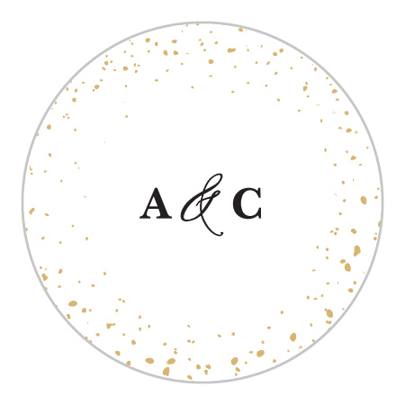 Stunning Stardust Wedding Stickers
