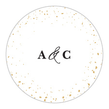 Decorate your wedding information in dazzling style with our Stunning Stardust Wedding Stickers.
