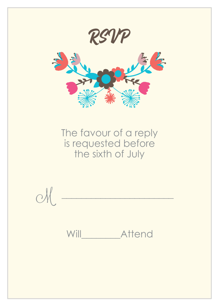 Flowering Frame Response Cards