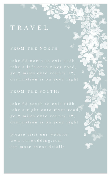 Botanical Arch Direction Cards