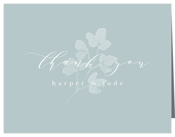 Botanical Arch Wedding Thank You Cards