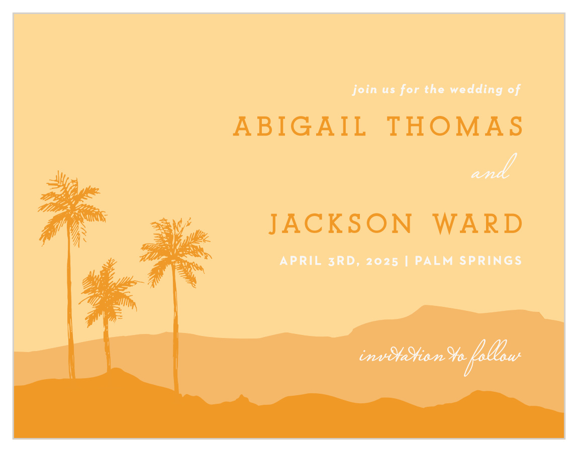 Palm Springs Save The Date Magnets