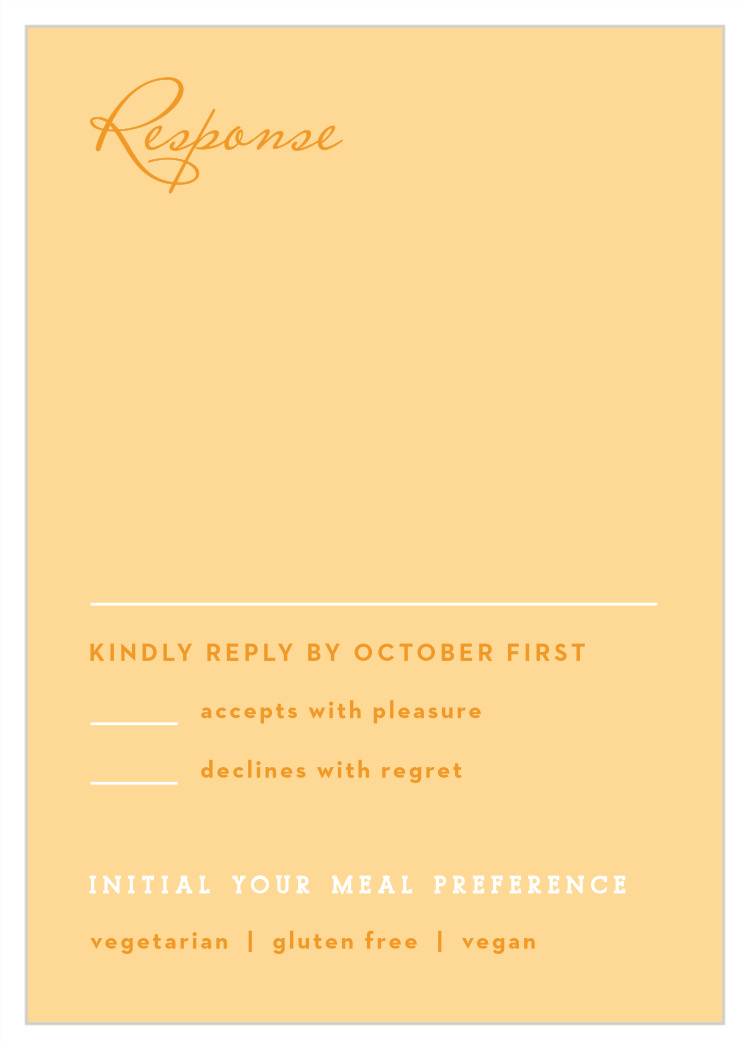 Palm Springs Response Cards