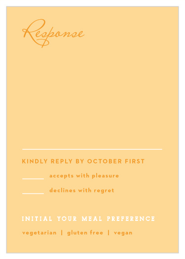Palm Springs Response Cards