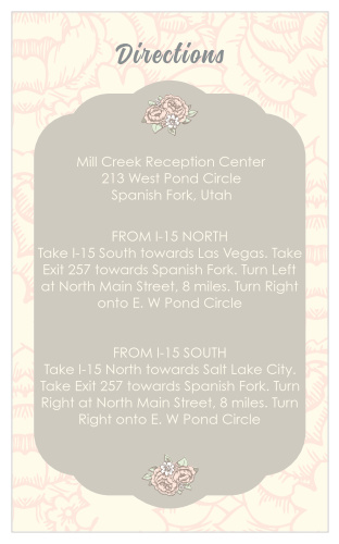 Subtle Peonies Direction Cards