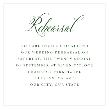 Greenery Leaves Rehearsal Cards