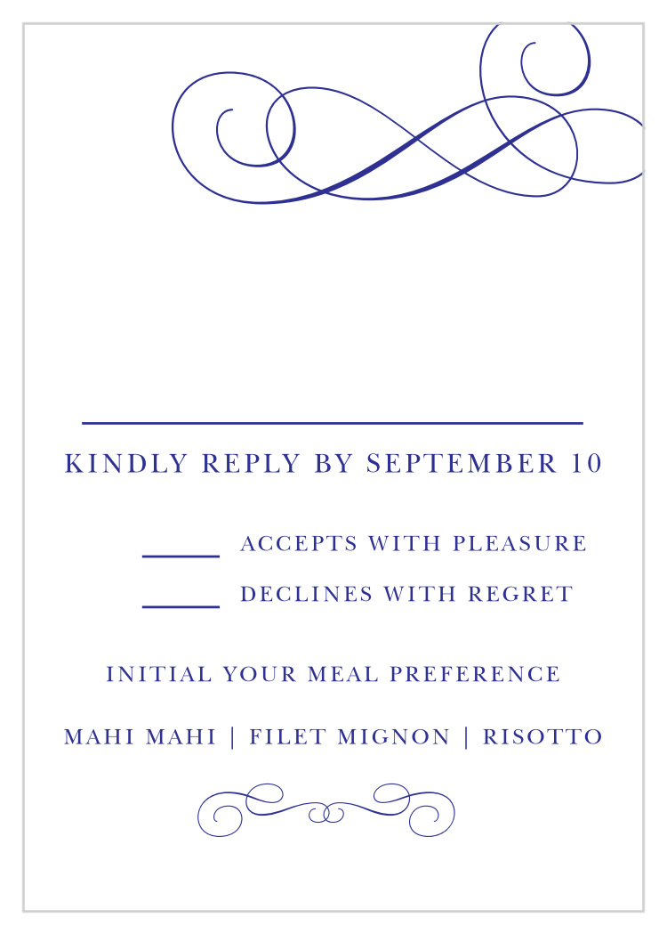 Chic Elegance Response Cards