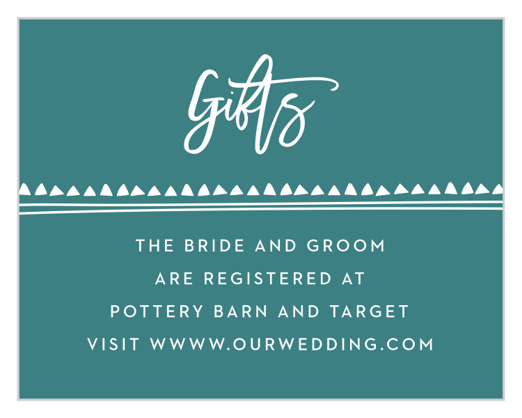 Boho Pattern Registry Cards