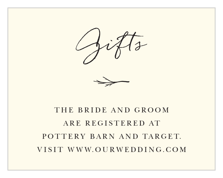 Weathered Branch Registry Cards