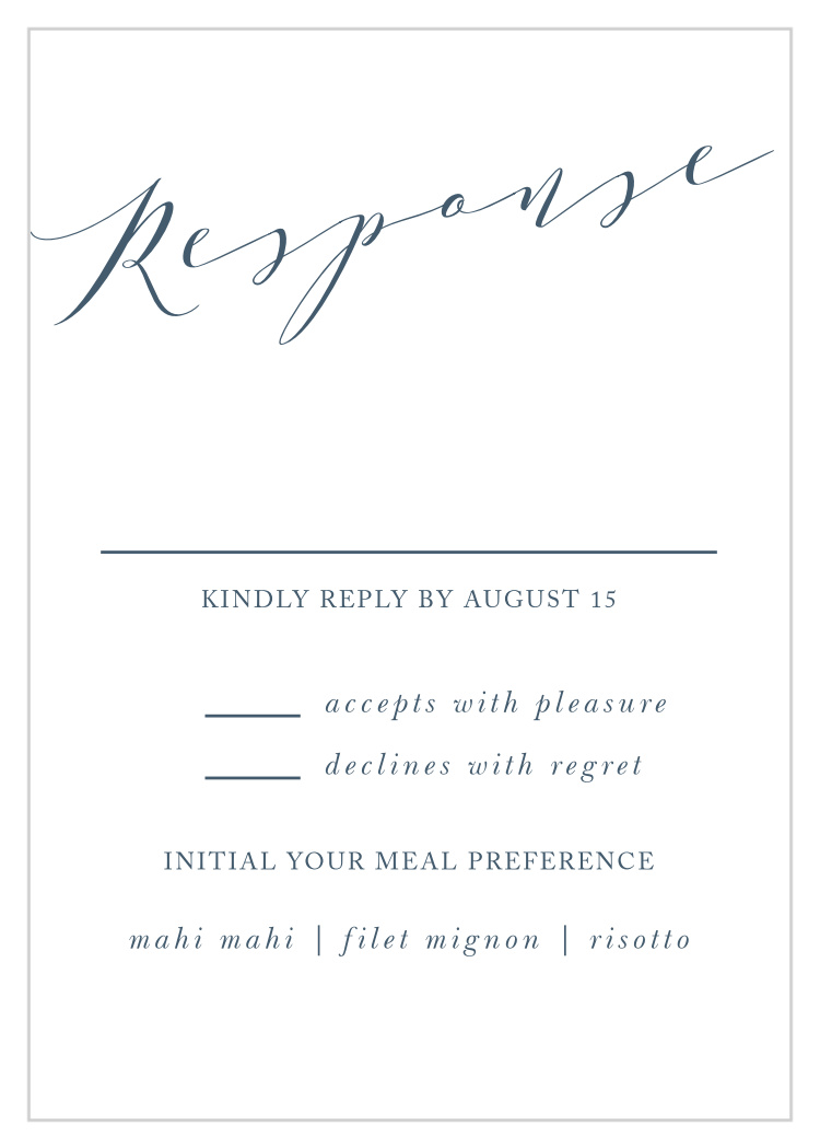 Modern Calligraphy Response Cards