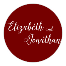 Share your wedding information in whimsical beauty with our Botanical Corners Wedding Stickers. 