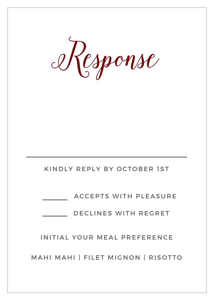 Botanical Corners Response Cards