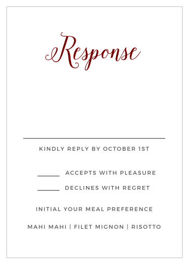 Botanical Corners Response Cards