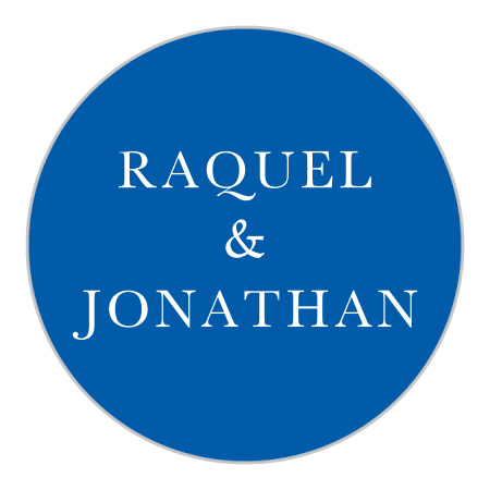 Casual Script Wedding Stickers