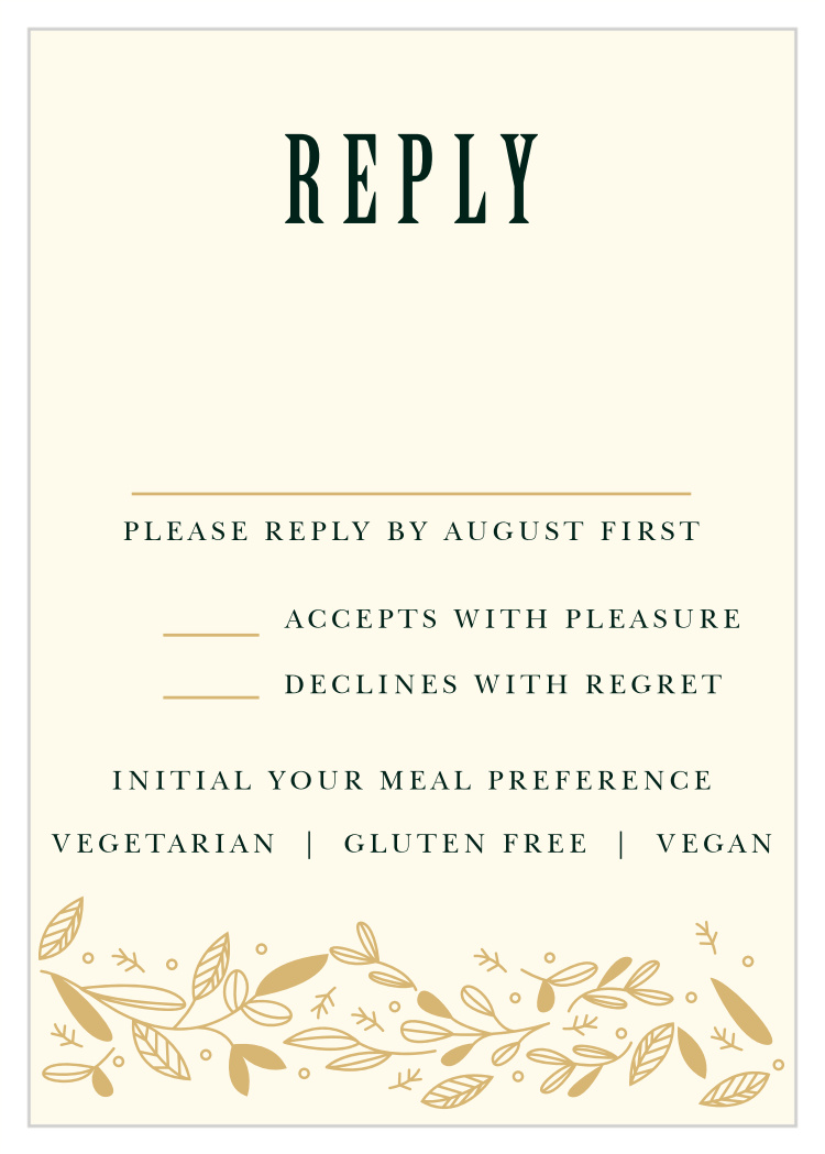Fall Forest Response Cards