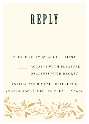 Fall Forest Response Cards