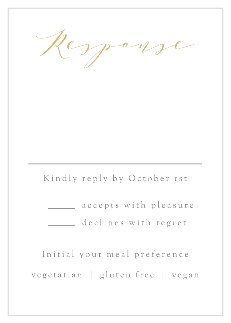Smooth Intrigue Response Cards