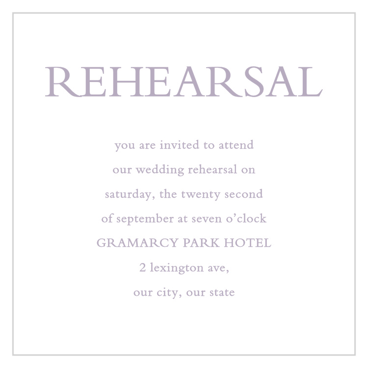 Framed Wreath Rehearsal Cards