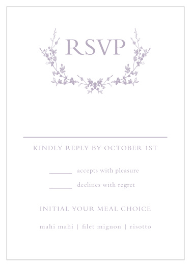 Framed Wreath Response Cards