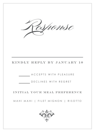 Scripted Elegance Response Cards