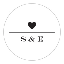 Our Rustic Heart Wedding Stickers are a lovely memento of your special day to gift friends and family.