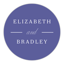 Seal all of your outgoing envelopes with our classic Romantic Swirls Wedding Stickers!