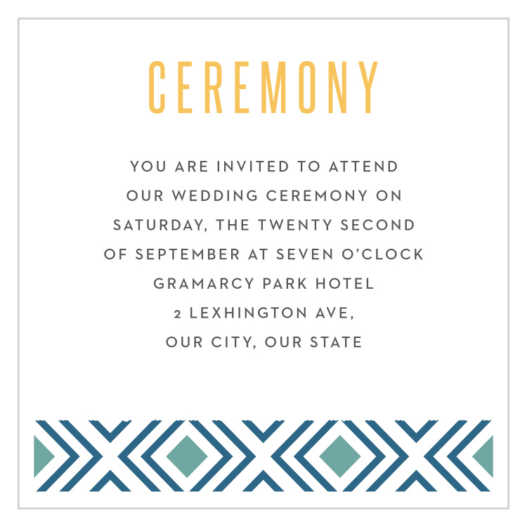 Lush Coast Ceremony Cards