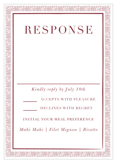Handdrawn Frame Response Cards